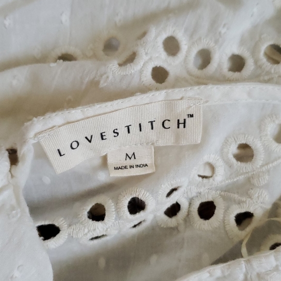 Lovestitch Hometown Honey Cotton Eyelet Dress - Picture 5 of 6